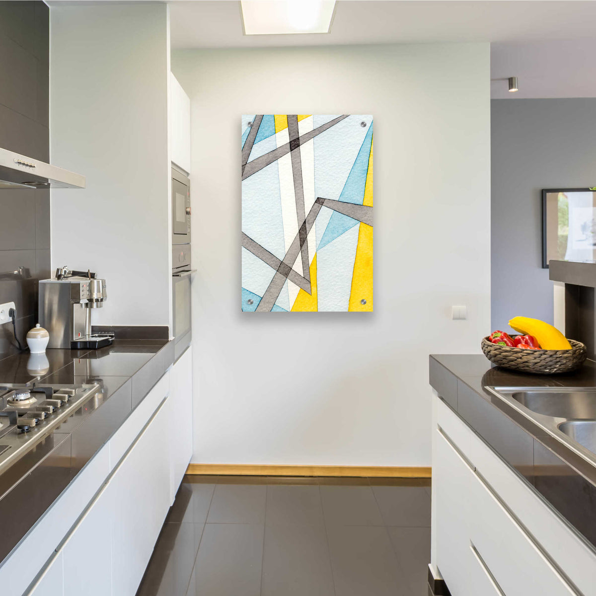 Epic Art 'Converging Angles II' by Nikki Galapon, Acrylic Glass Wall Art,24x36