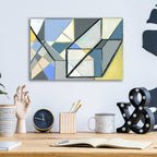 Epic Art 'Cuboid' by Nikki Galapon, Acrylic Glass Wall Art,16x12