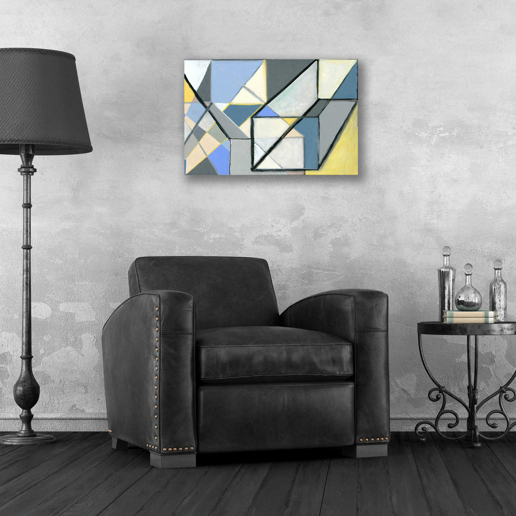 Epic Art 'Cuboid' by Nikki Galapon, Acrylic Glass Wall Art,24x16