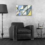 Epic Art 'Cuboid' by Nikki Galapon, Acrylic Glass Wall Art,24x16