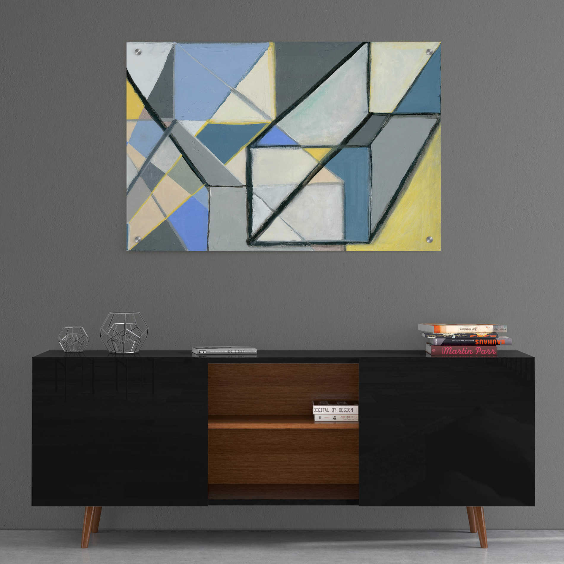 Epic Art 'Cuboid' by Nikki Galapon, Acrylic Glass Wall Art,36x24