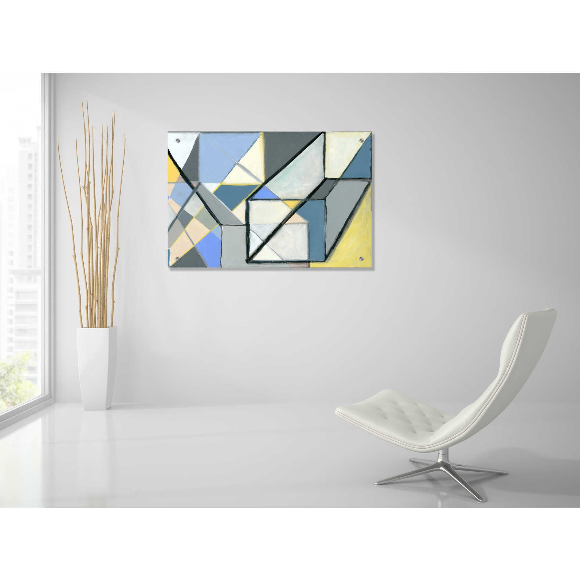 Epic Art 'Cuboid' by Nikki Galapon, Acrylic Glass Wall Art,36x24
