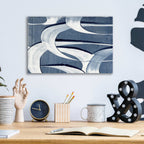 Epic Art 'Wave Frequency II' by Nikki Galapon, Acrylic Glass Wall Art,16x12
