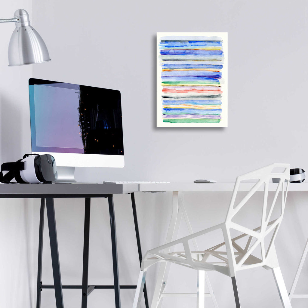 Epic Art 'Watercolor Gradation' by Nikki Galapon, Acrylic Glass Wall Art,12x16