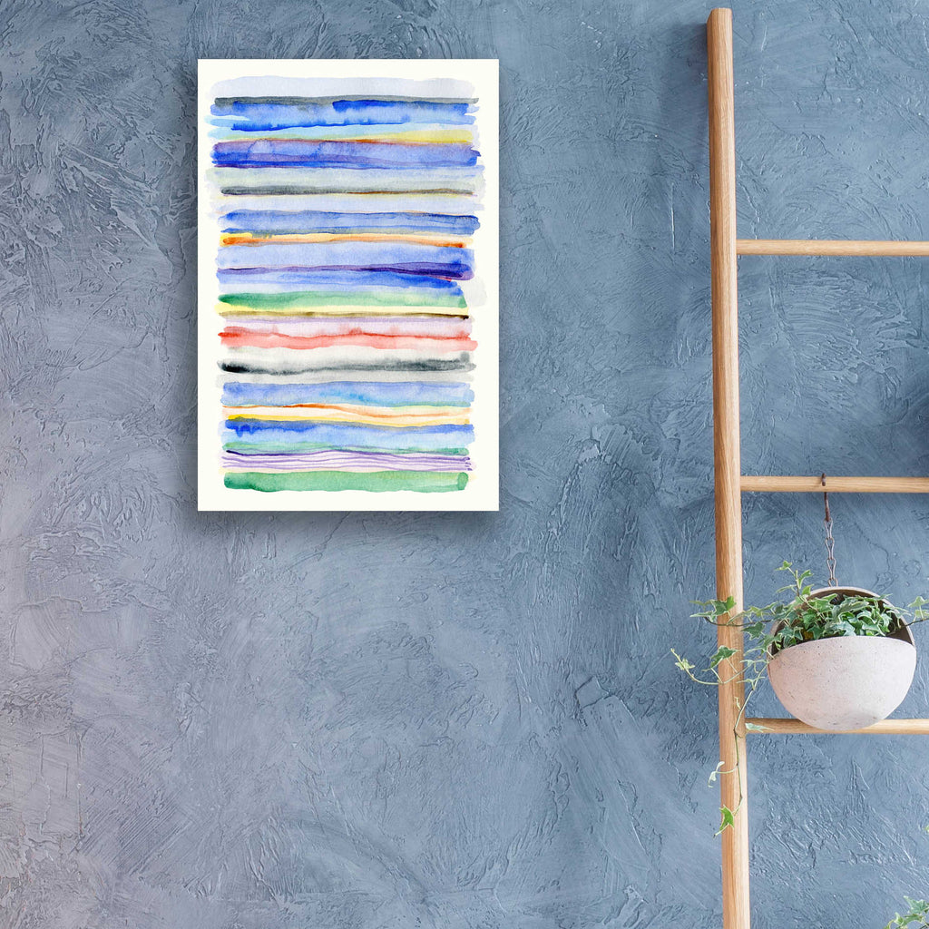 Epic Art 'Watercolor Gradation' by Nikki Galapon, Acrylic Glass Wall Art,16x24