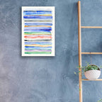 Epic Art 'Watercolor Gradation' by Nikki Galapon, Acrylic Glass Wall Art,16x24
