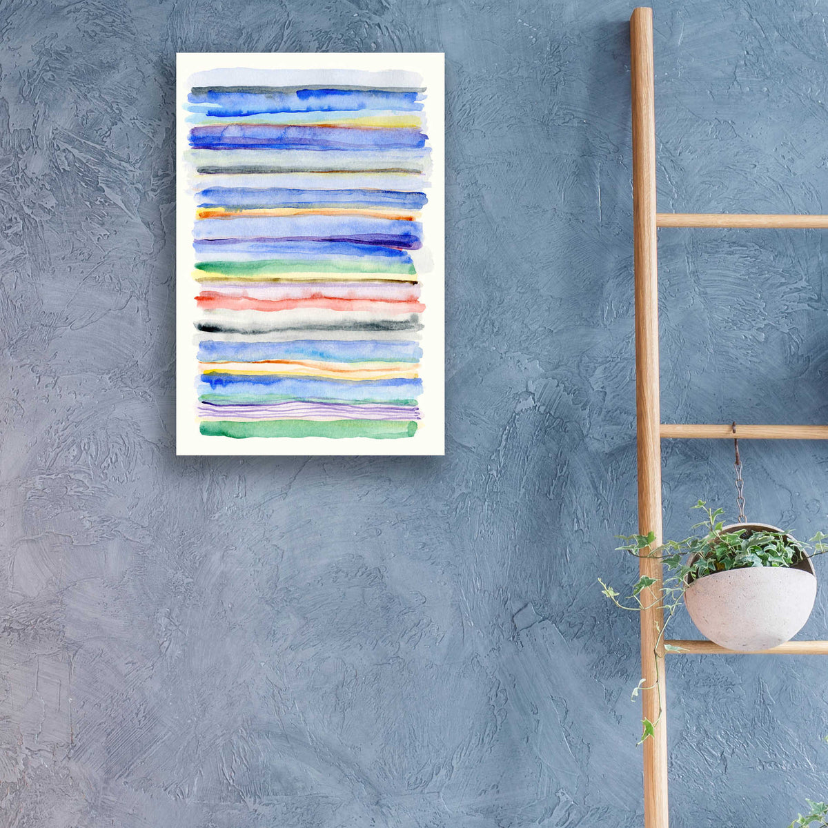 Epic Art 'Watercolor Gradation' by Nikki Galapon, Acrylic Glass Wall Art,16x24
