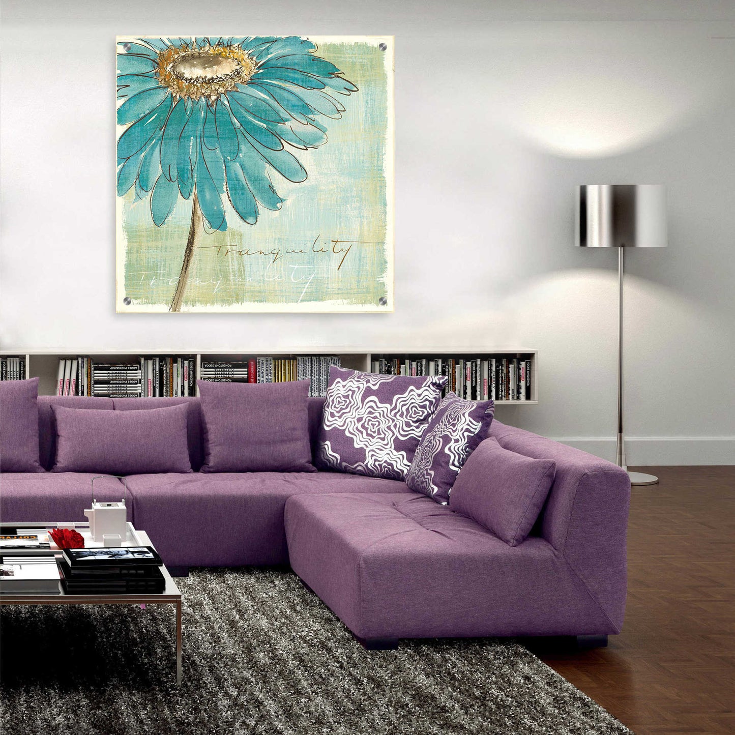 Epic Art 'Spa Daisies III' by Chris Paschke, Acrylic Glass Wall Art,36x36