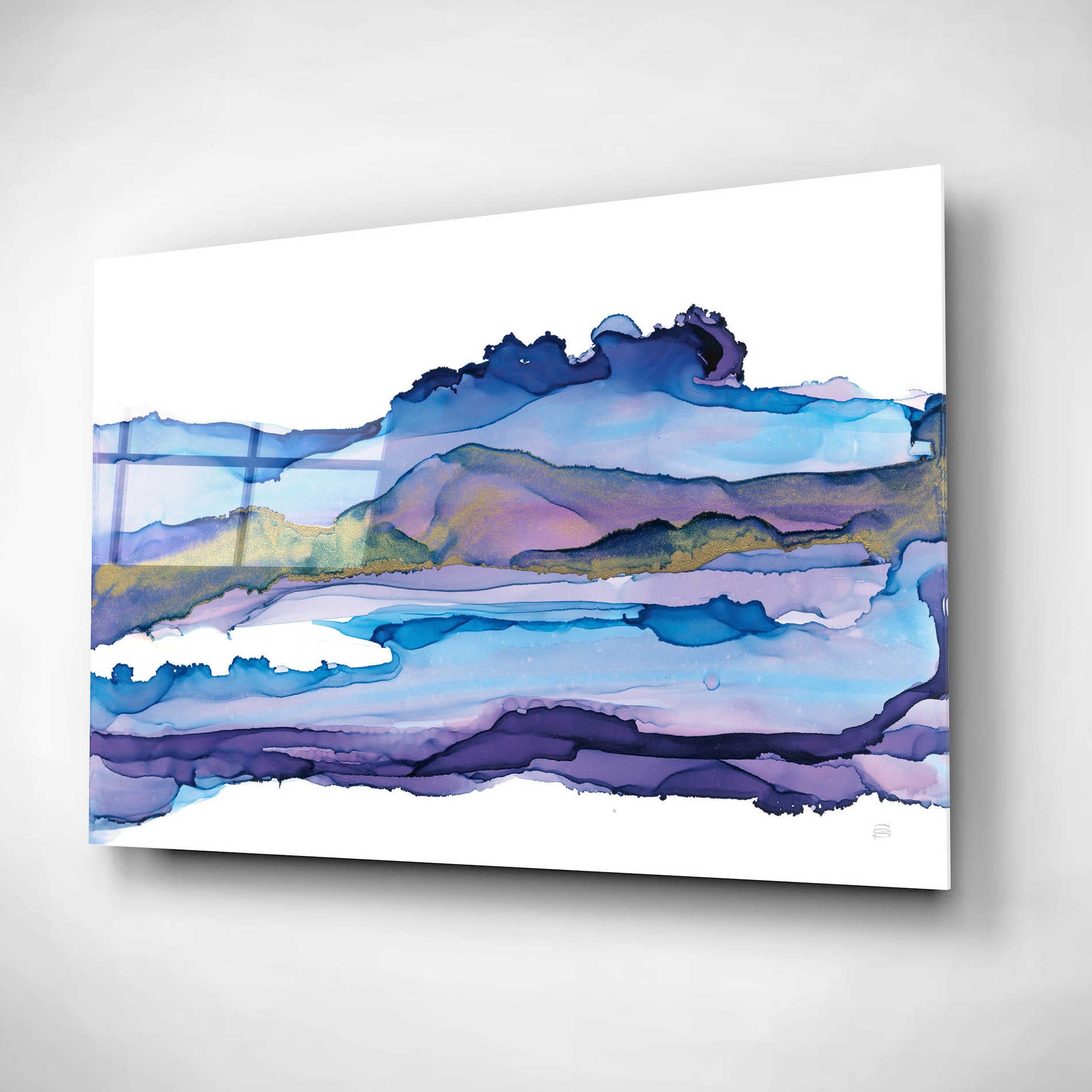 Epic Art 'Coastal Ink II' by Chris Paschke, Acrylic Glass Wall Art,16x12