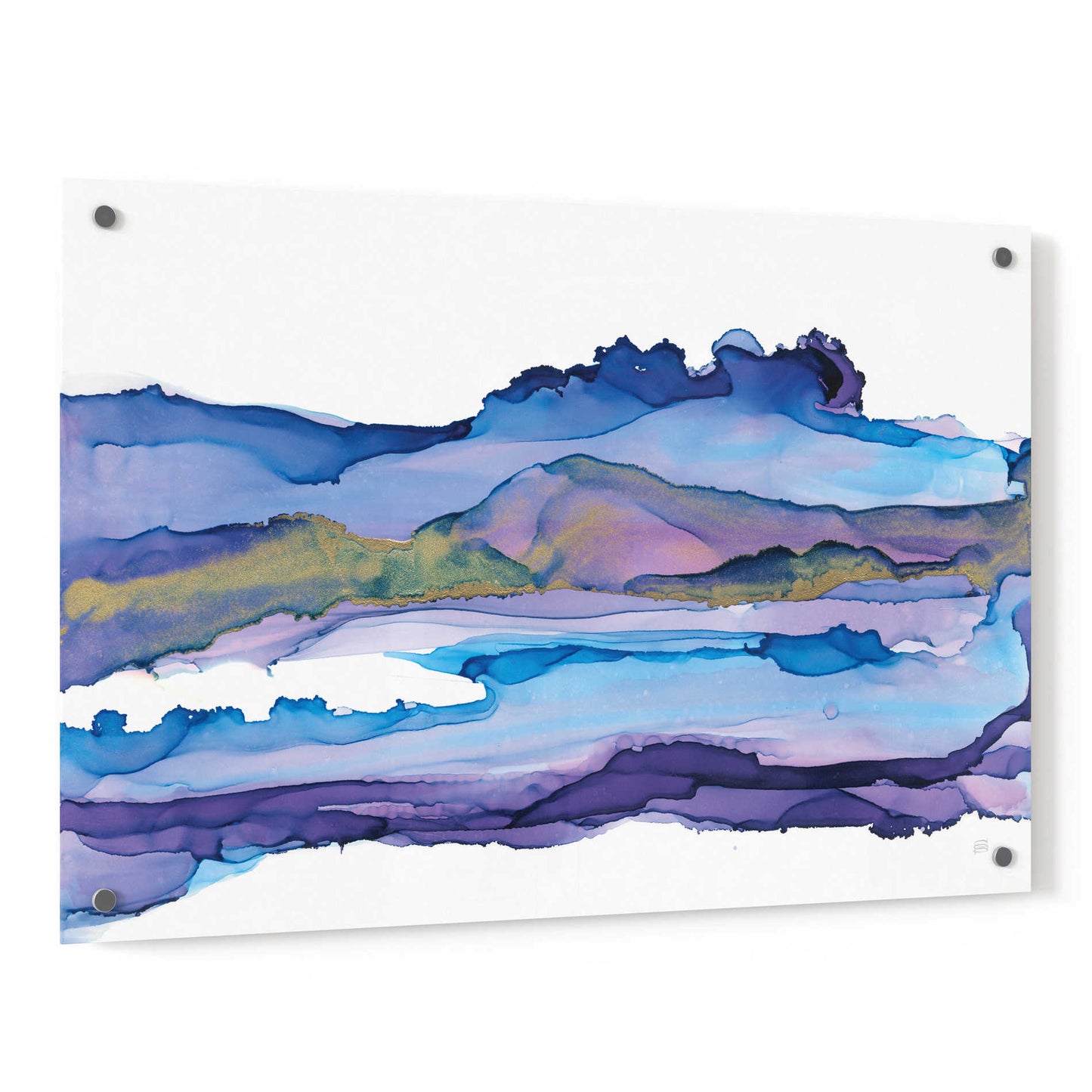 Epic Art 'Coastal Ink II' by Chris Paschke, Acrylic Glass Wall Art,36x24