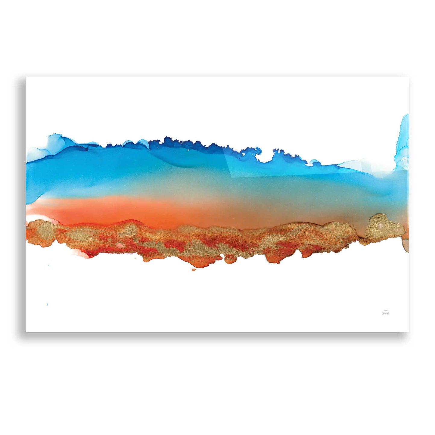 Epic Art 'Coastal Ink VII' by Chris Paschke, Acrylic Glass Wall Art,24x16
