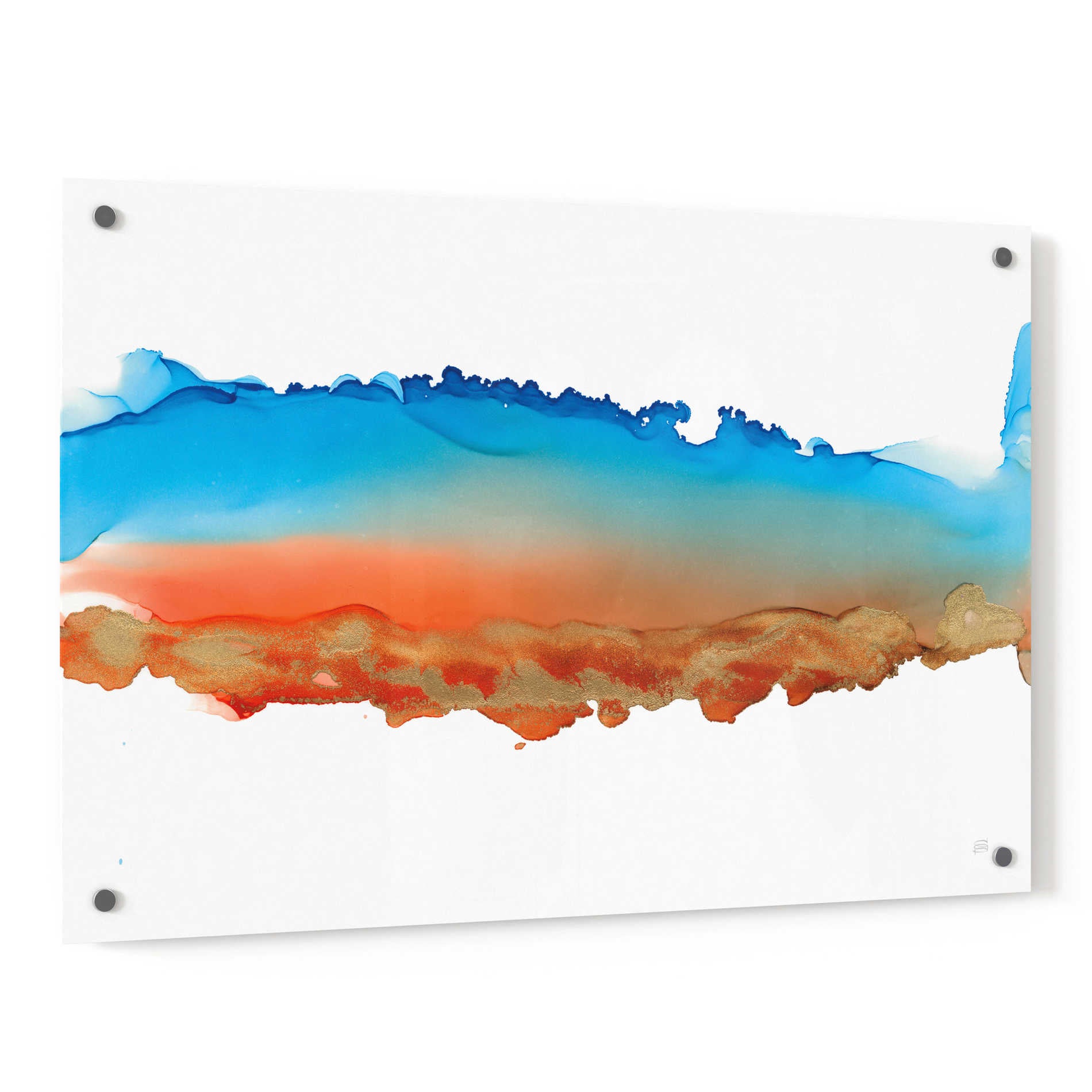 Epic Art 'Coastal Ink VII' by Chris Paschke, Acrylic Glass Wall Art,36x24
