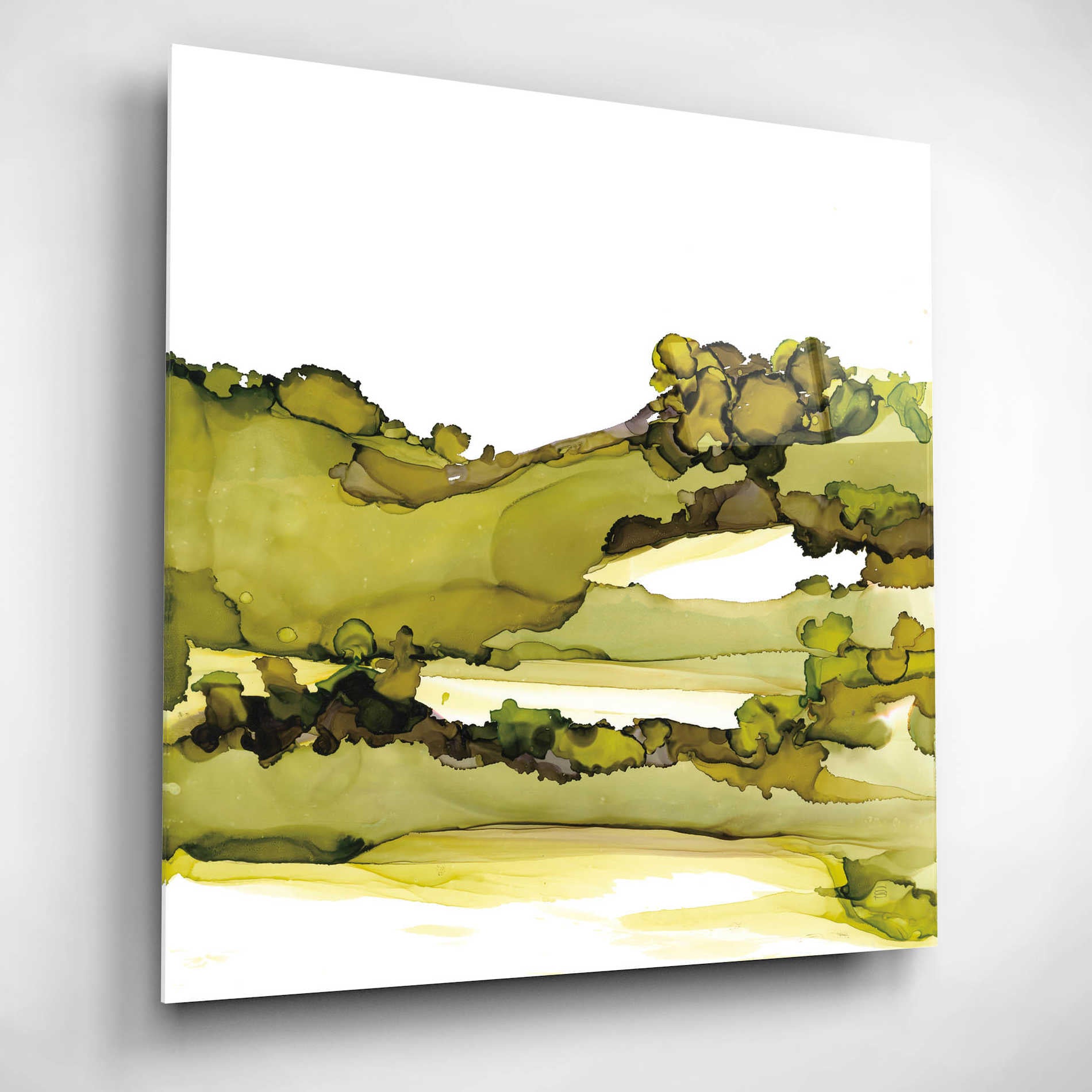 Epic Art 'Greenscape I' by Chris Paschke, Acrylic Glass Wall Art,12x12