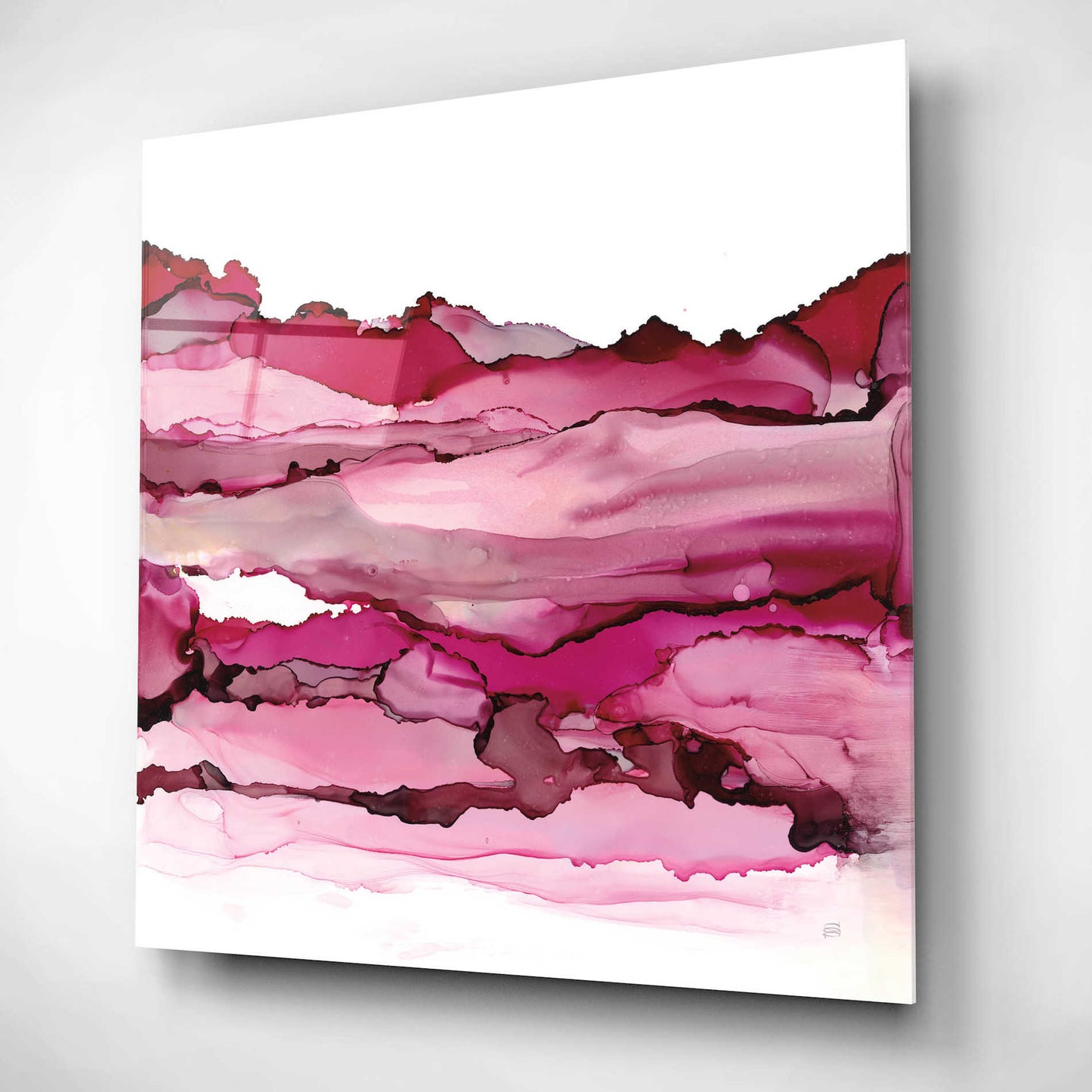 Epic Art 'Pinkscape II' by Chris Paschke, Acrylic Glass Wall Art,12x12
