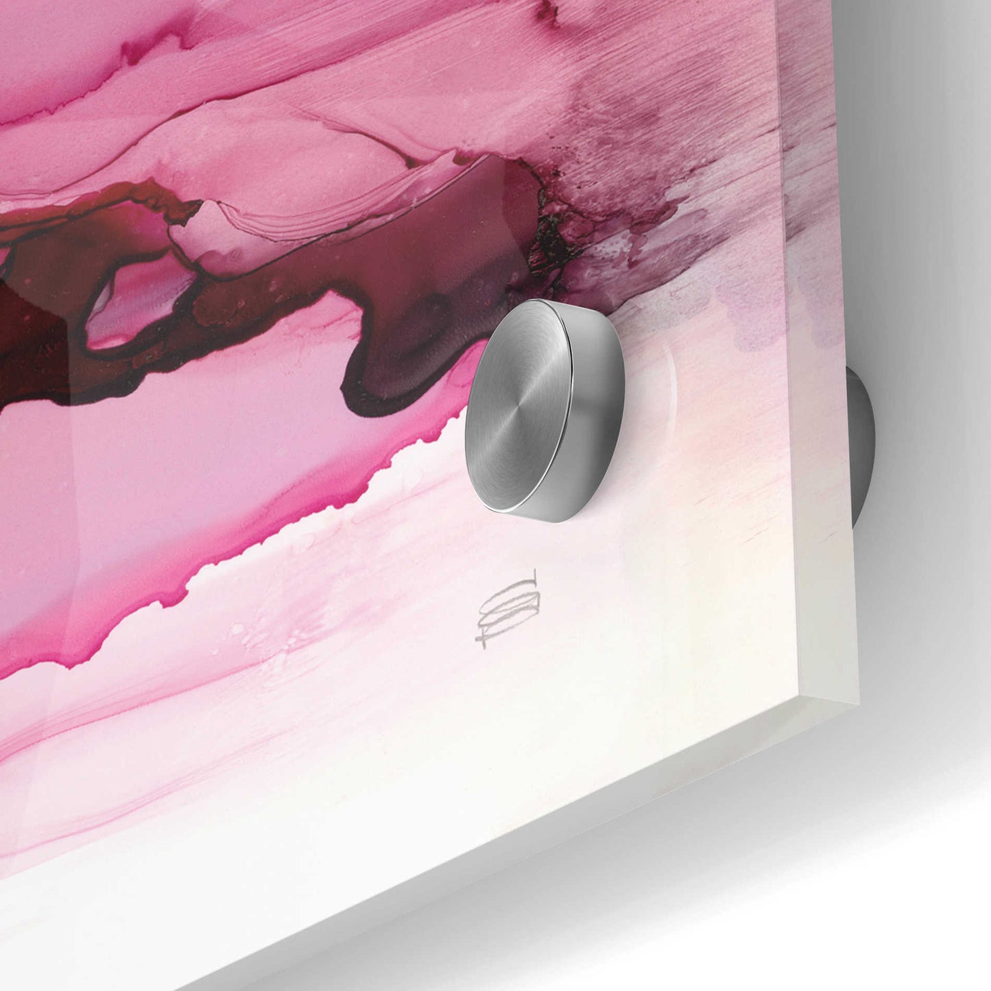 Epic Art 'Pinkscape II' by Chris Paschke, Acrylic Glass Wall Art,24x24