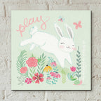 Epic Art 'Garden Friends I' by Mary Urban, Acrylic Glass Wall Art,12x12
