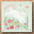 Epic Art 'Garden Friends I' by Mary Urban, Acrylic Glass Wall Art,36x36