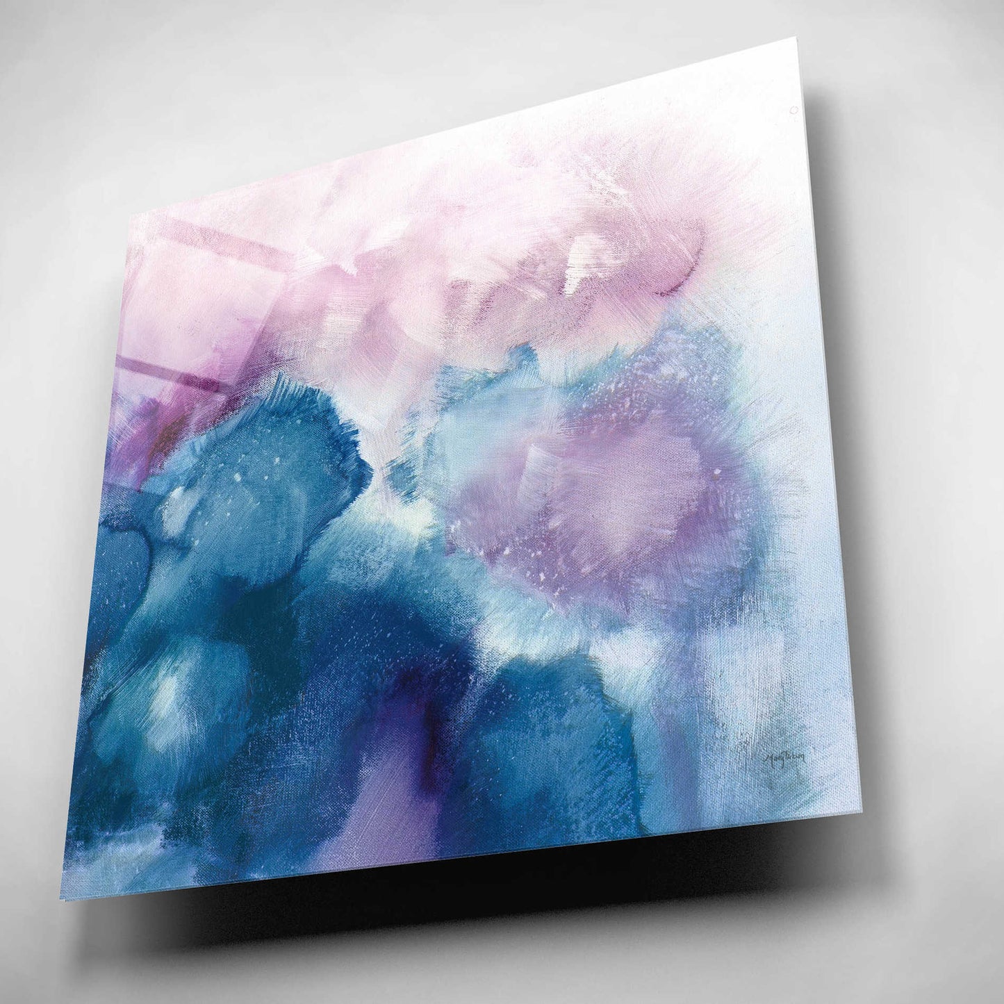 Epic Art 'Nebula I ' by Mary Urban, Acrylic Glass Wall Art,12x12