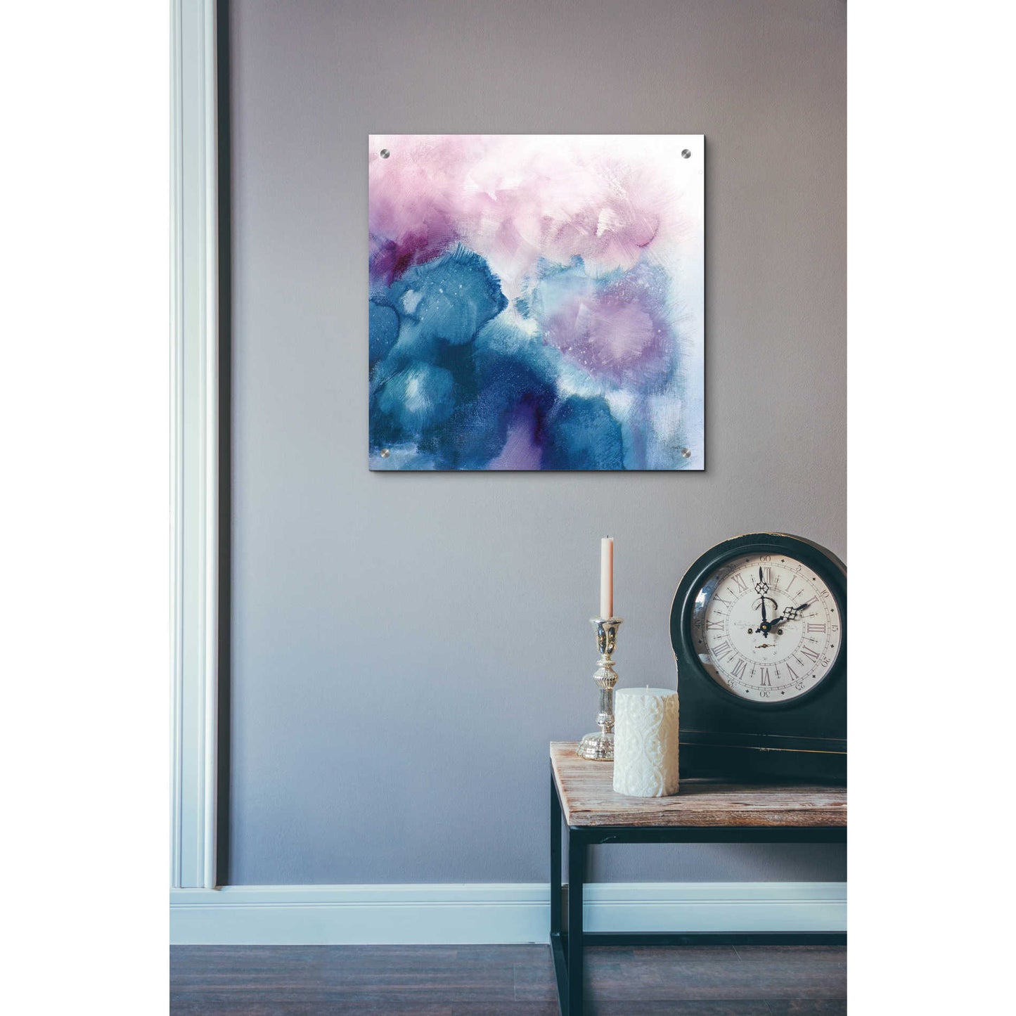 Epic Art 'Nebula I ' by Mary Urban, Acrylic Glass Wall Art,24x24