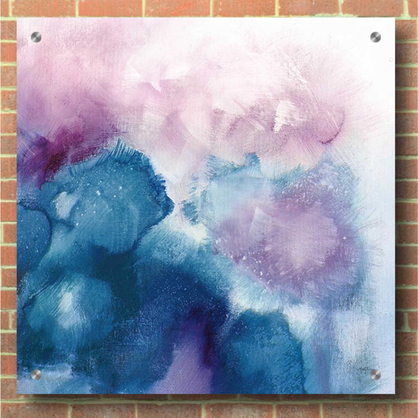 Epic Art 'Nebula I ' by Mary Urban, Acrylic Glass Wall Art,36x36