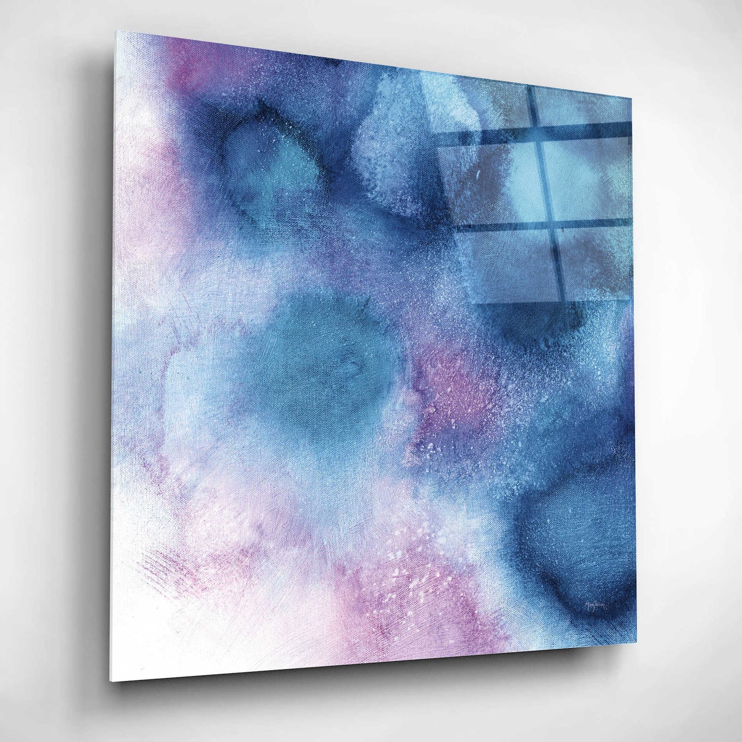 Epic Art 'Nebula II ' by Mary Urban, Acrylic Glass Wall Art,12x12