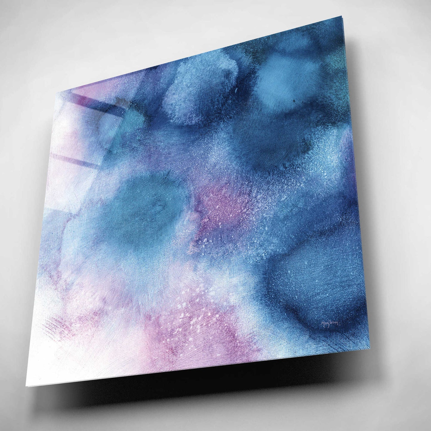 Epic Art 'Nebula II ' by Mary Urban, Acrylic Glass Wall Art,12x12