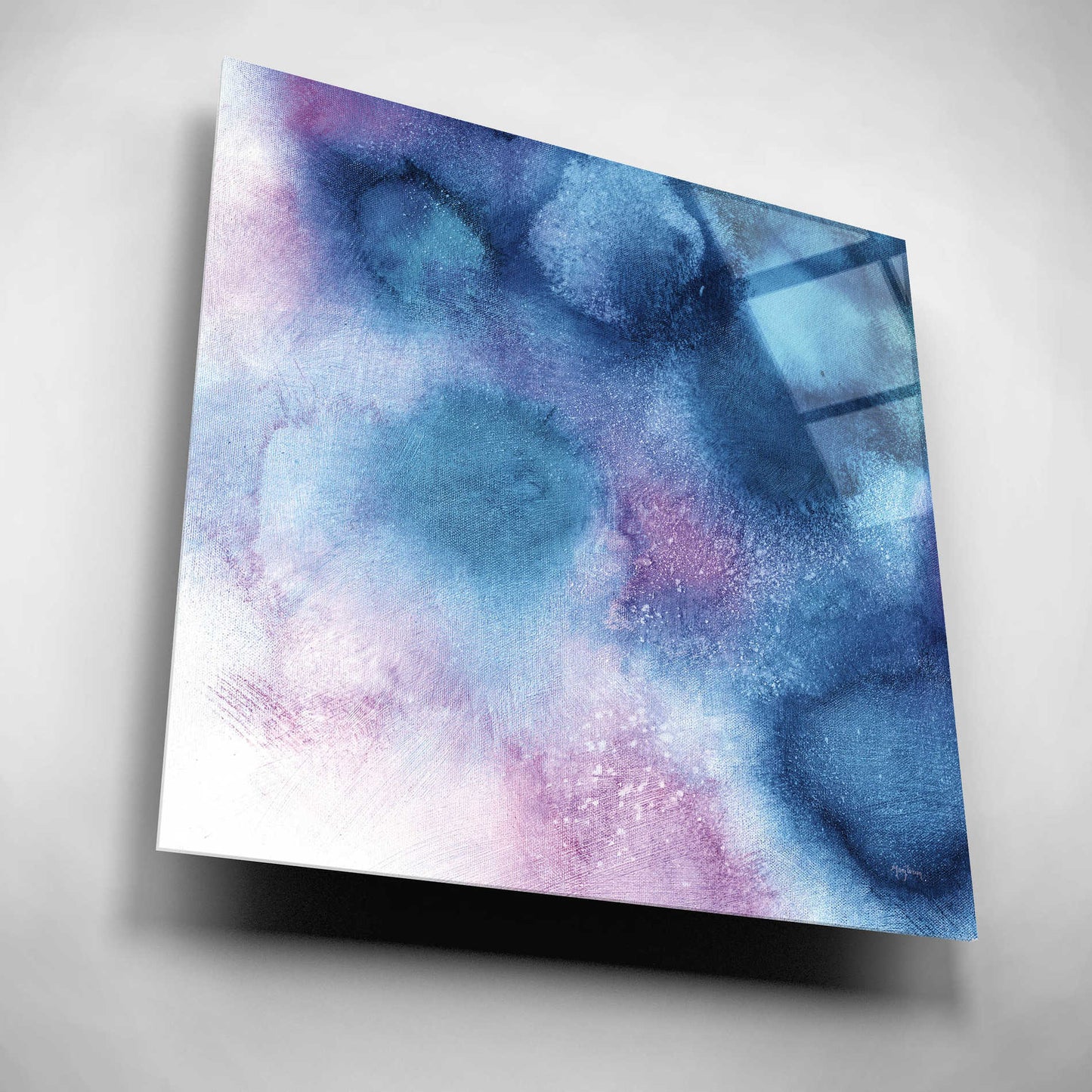 Epic Art 'Nebula II ' by Mary Urban, Acrylic Glass Wall Art,12x12