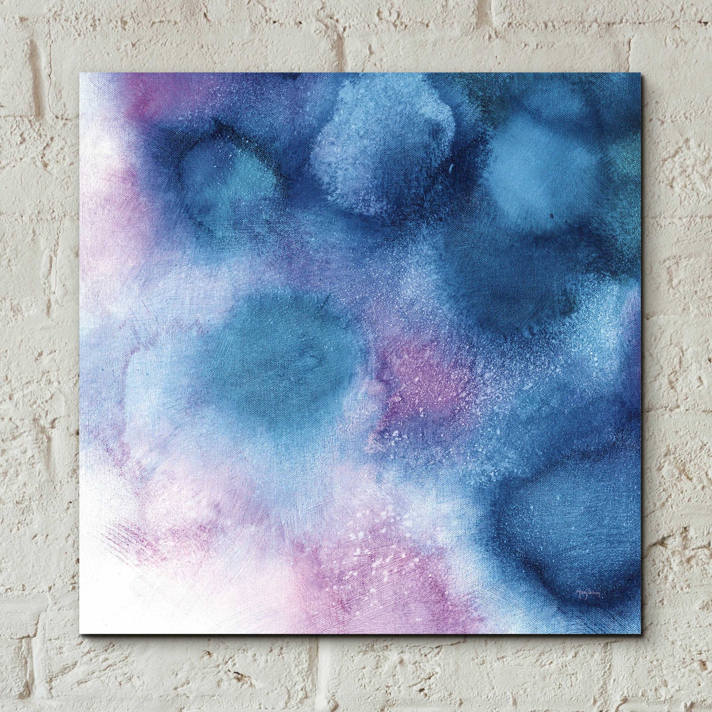 Epic Art 'Nebula II ' by Mary Urban, Acrylic Glass Wall Art,12x12