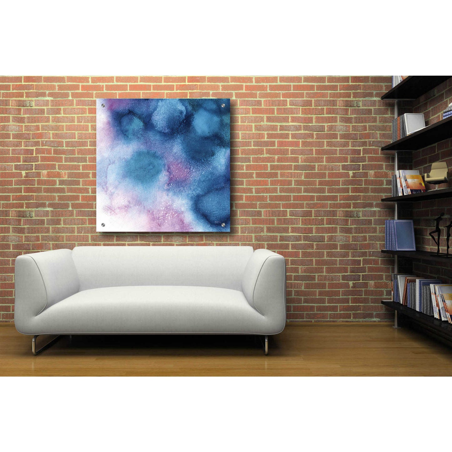 Epic Art 'Nebula II ' by Mary Urban, Acrylic Glass Wall Art,36x36