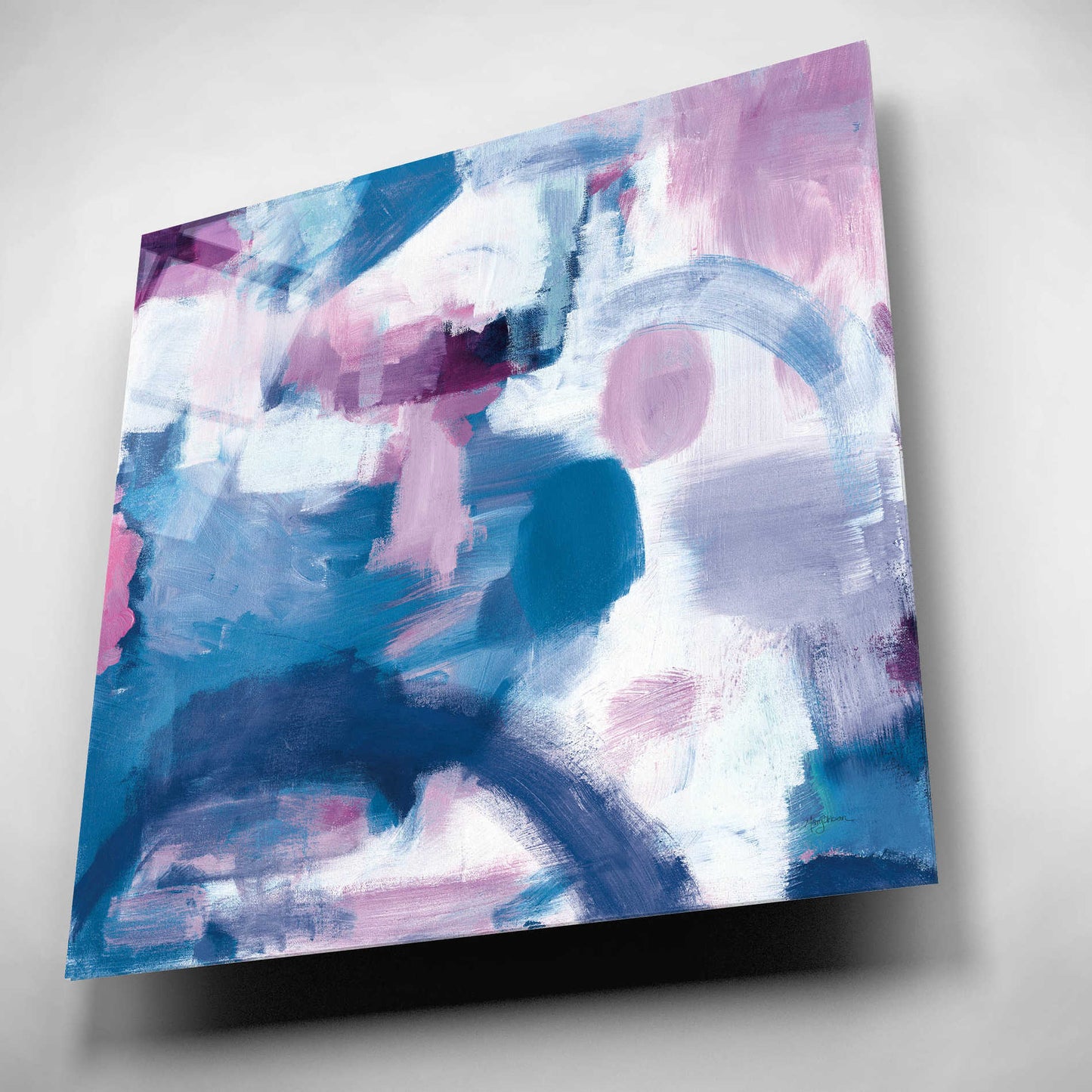 Epic Art 'Trial and Airy Nebula' by Mary Urban, Acrylic Glass Wall Art,12x12