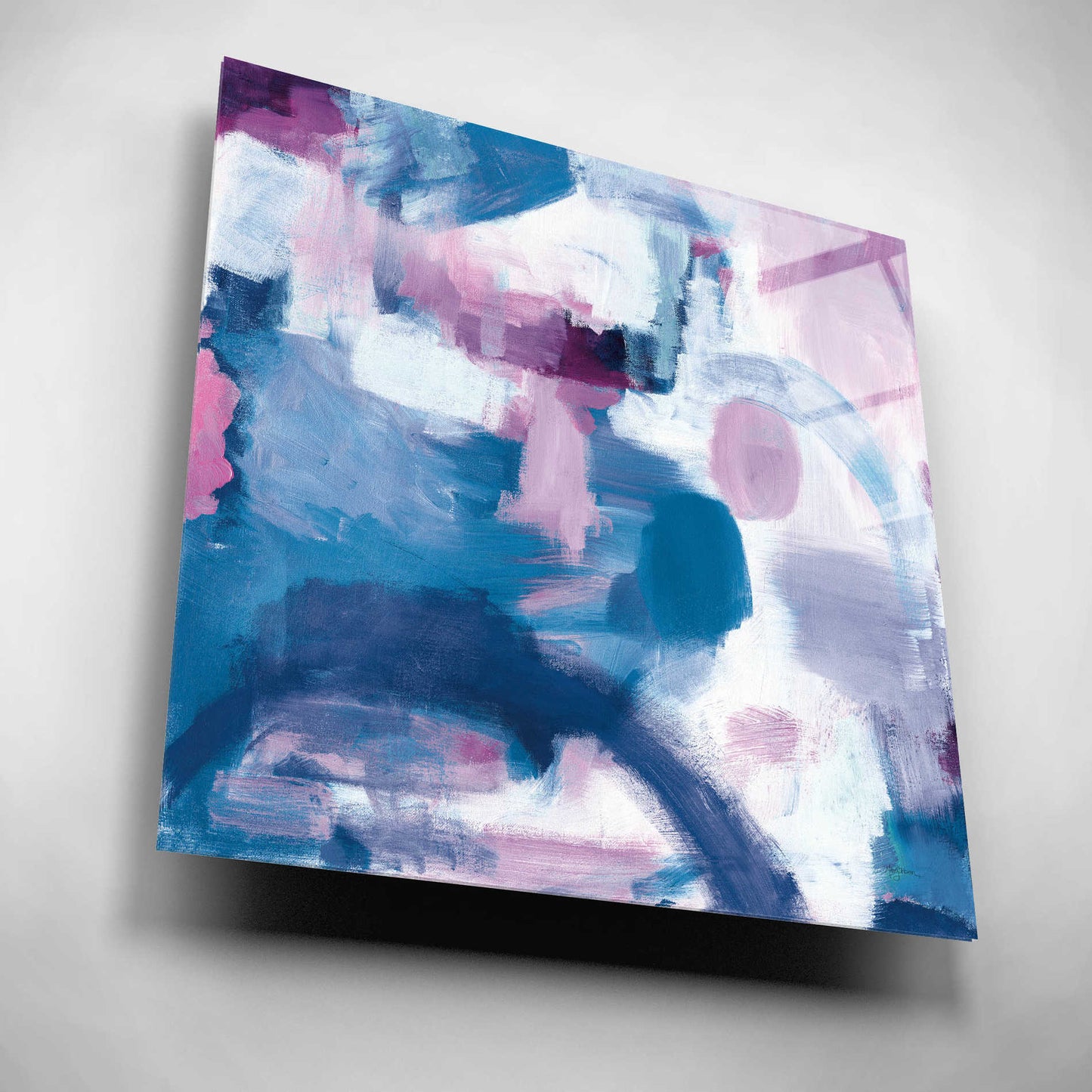 Epic Art 'Trial and Airy Nebula' by Mary Urban, Acrylic Glass Wall Art,12x12