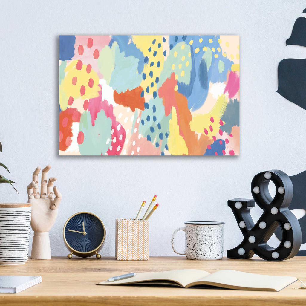 Epic Art 'Bright Life I' by Mary Urban, Acrylic Glass Wall Art,16x12