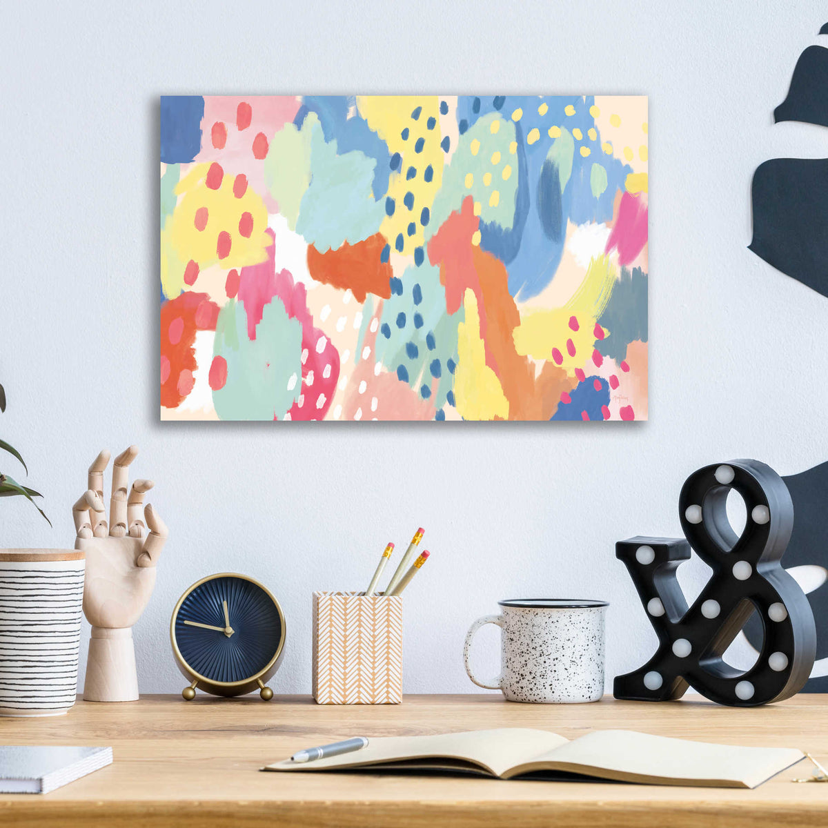 Epic Art 'Bright Life I' by Mary Urban, Acrylic Glass Wall Art,16x12
