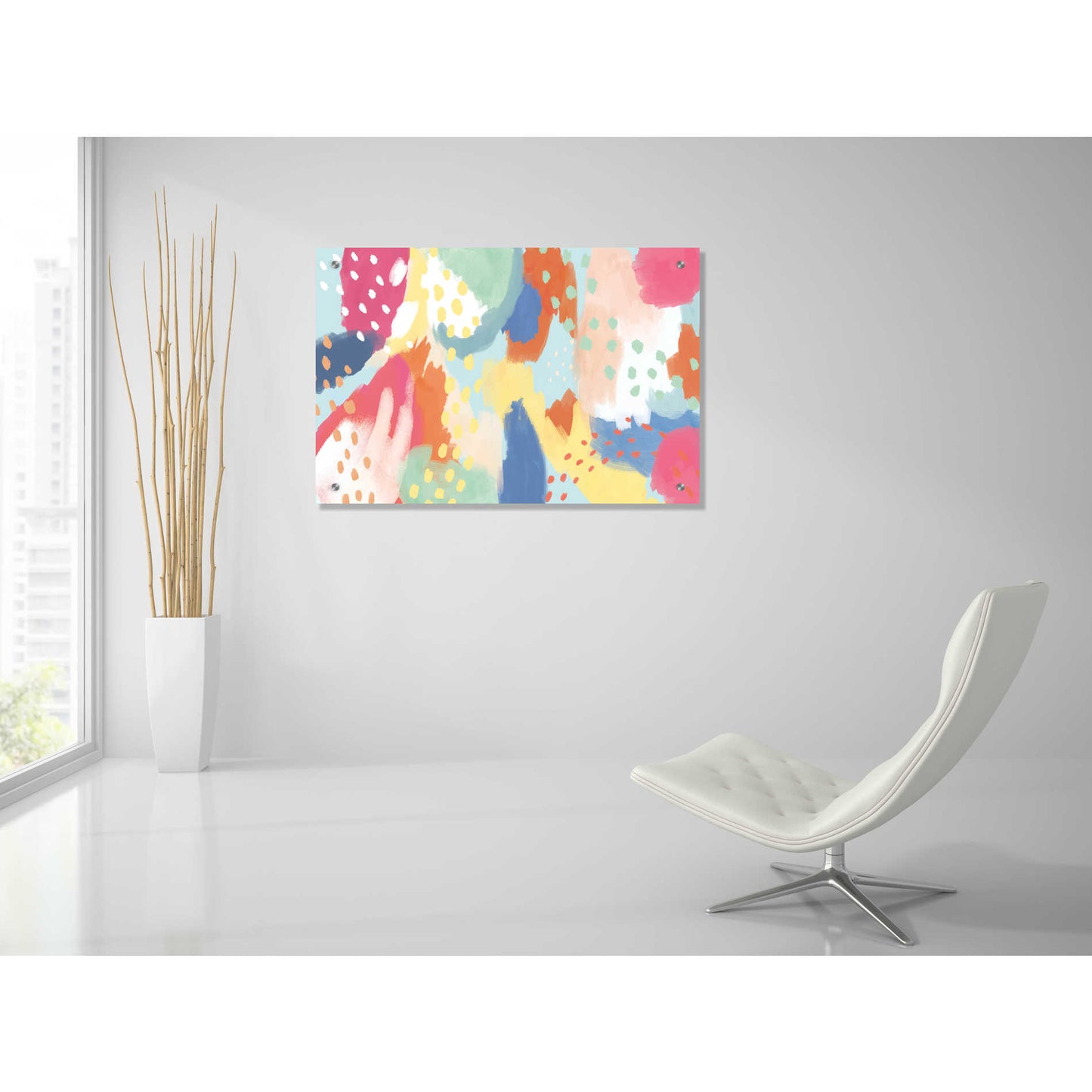 Epic Art 'Bright Life III' by Mary Urban, Acrylic Glass Wall Art,36x24