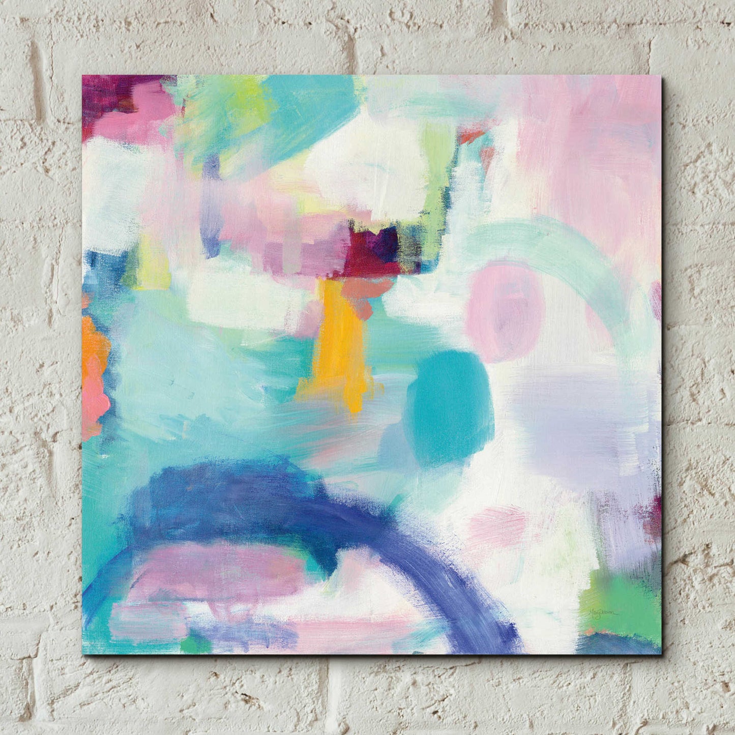 Epic Art 'Trial and Airy Bright' by Mary Urban, Acrylic Glass Wall Art,12x12