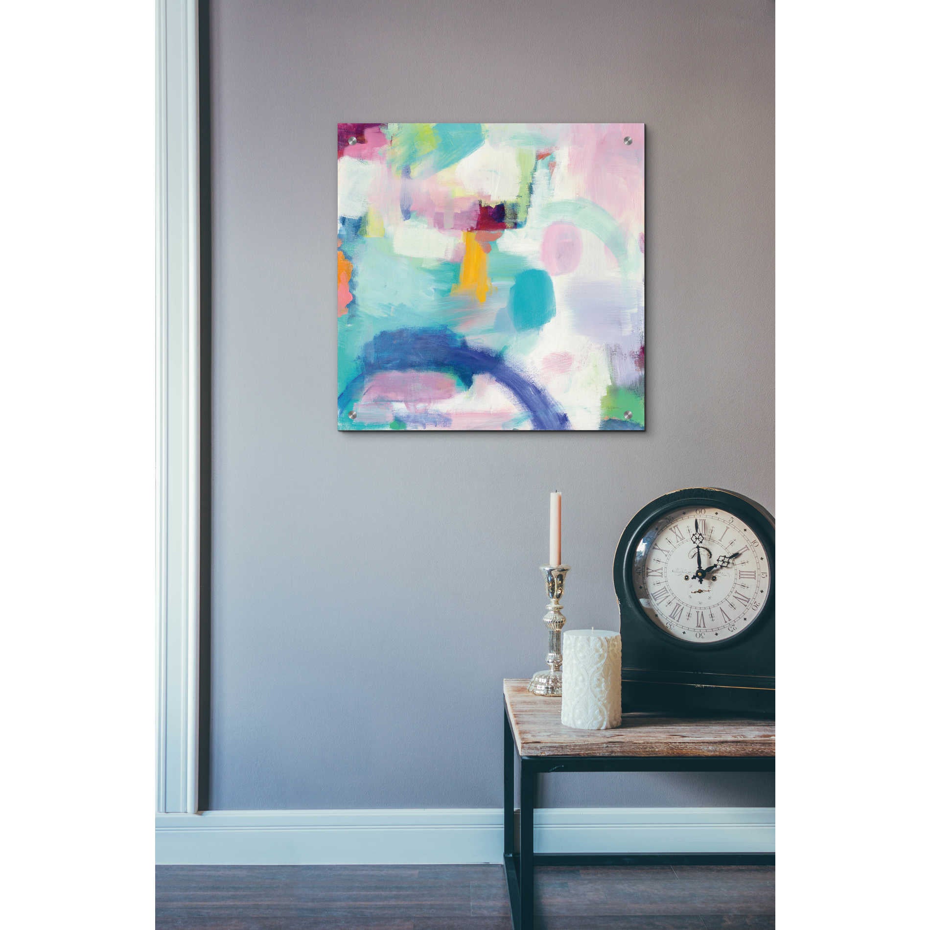 Epic Art 'Trial and Airy Bright' by Mary Urban, Acrylic Glass Wall Art,24x24