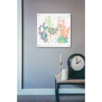 Epic Art 'Lovely Llamas II' by Mary Urban, Acrylic Glass Wall Art,24x24