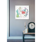 Epic Art 'Lovely Llamas V' by Mary Urban, Acrylic Glass Wall Art,24x24