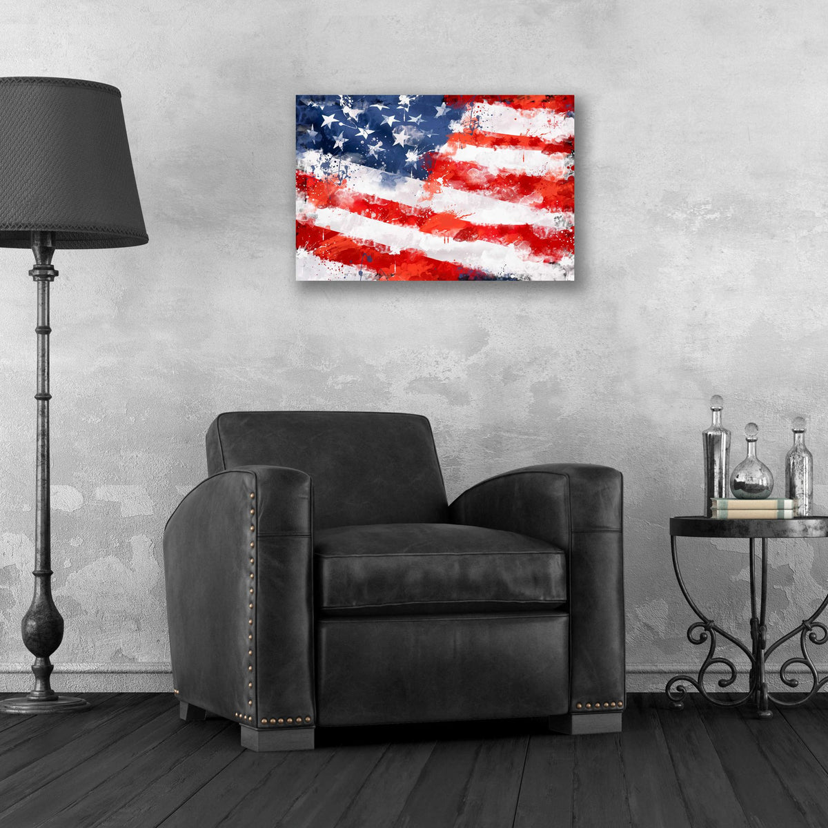 Epic Art 'American Flag', Acrylic Glass Wall Art,24x16