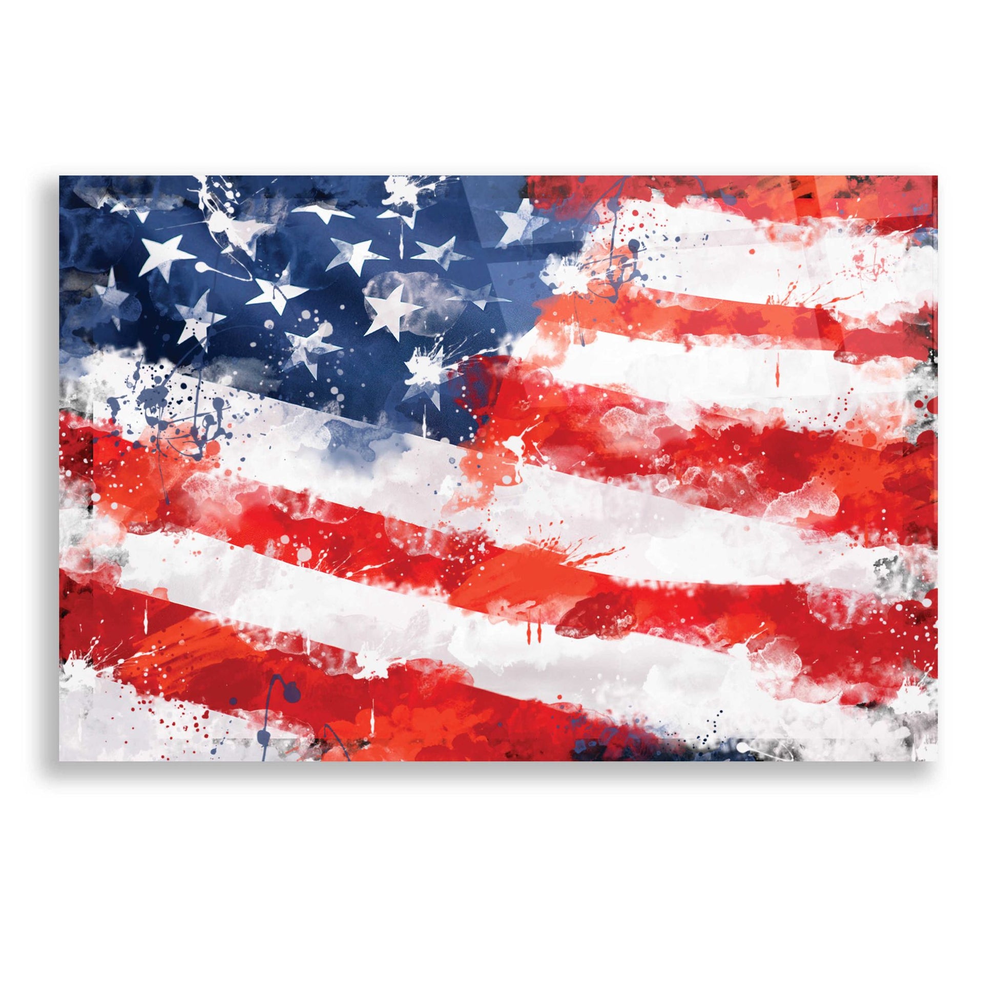 Epic Art 'American Flag', Acrylic Glass Wall Art,24x16