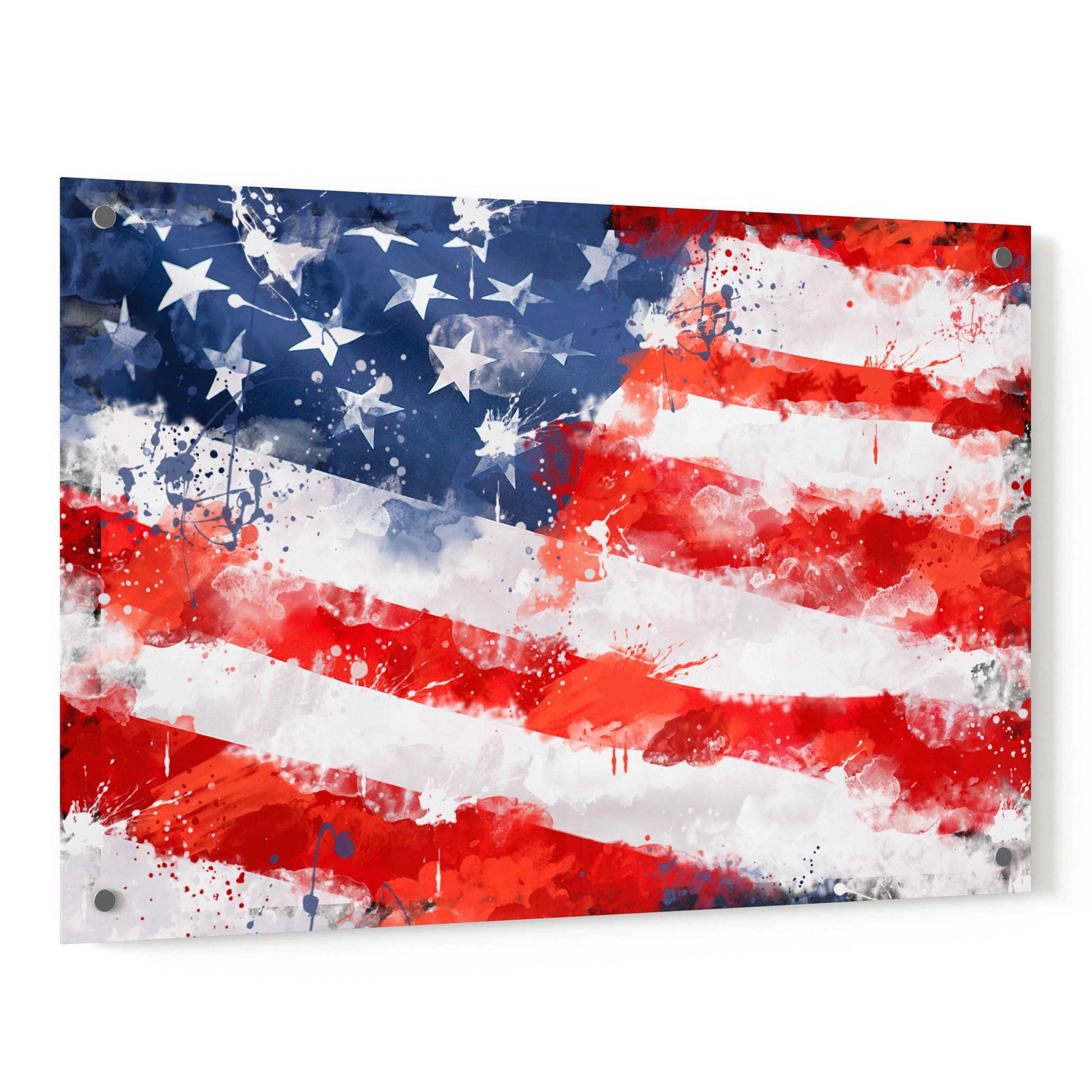 Epic Art 'American Flag', Acrylic Glass Wall Art,36x24