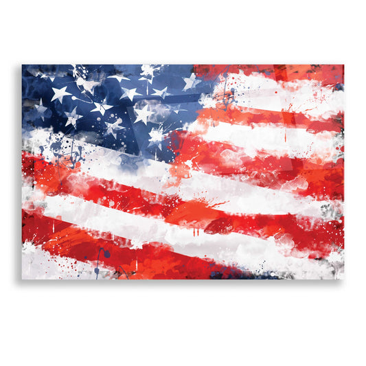 Epic Art 'American Flag', Acrylic Glass Wall Art