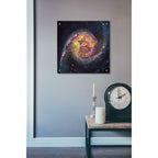 Epic Art 'Bitcoin Galaxy', Acrylic Glass Wall Art,24x24