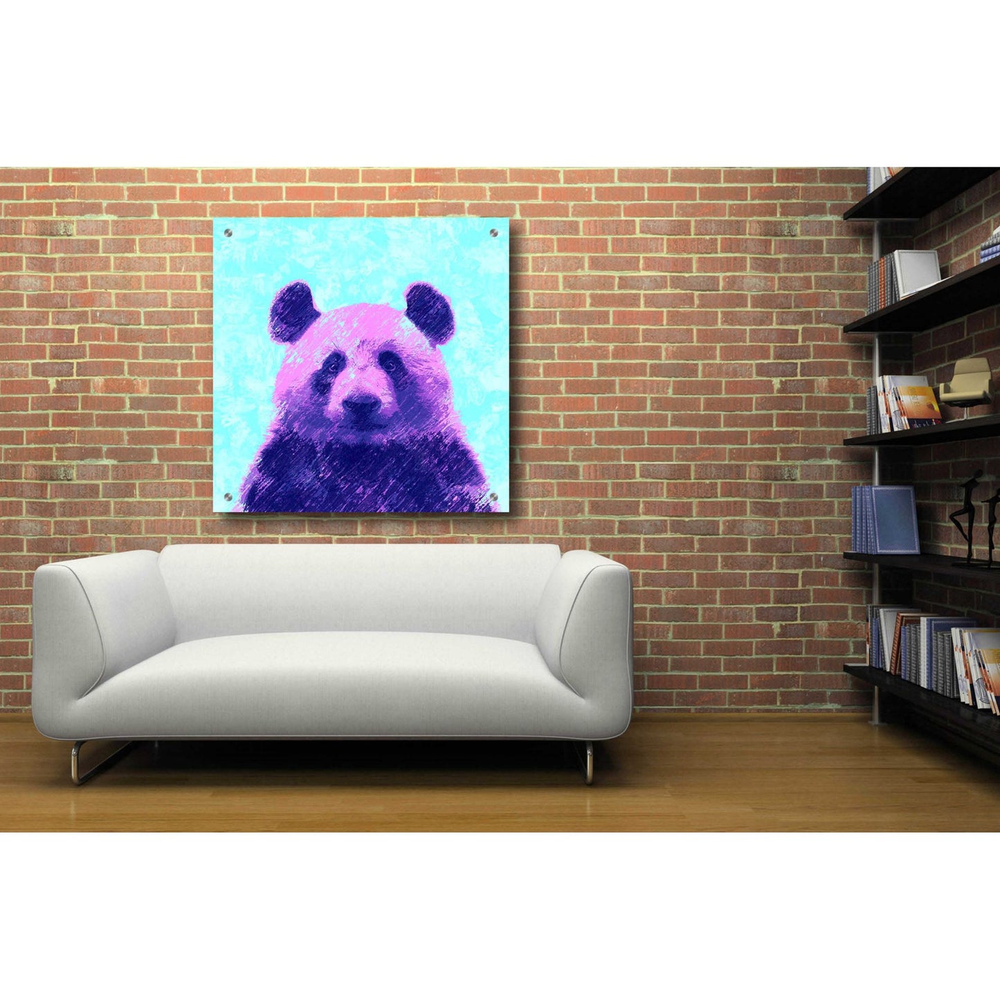 Epic Art 'Fluffy', Acrylic Glass Wall Art,36x36