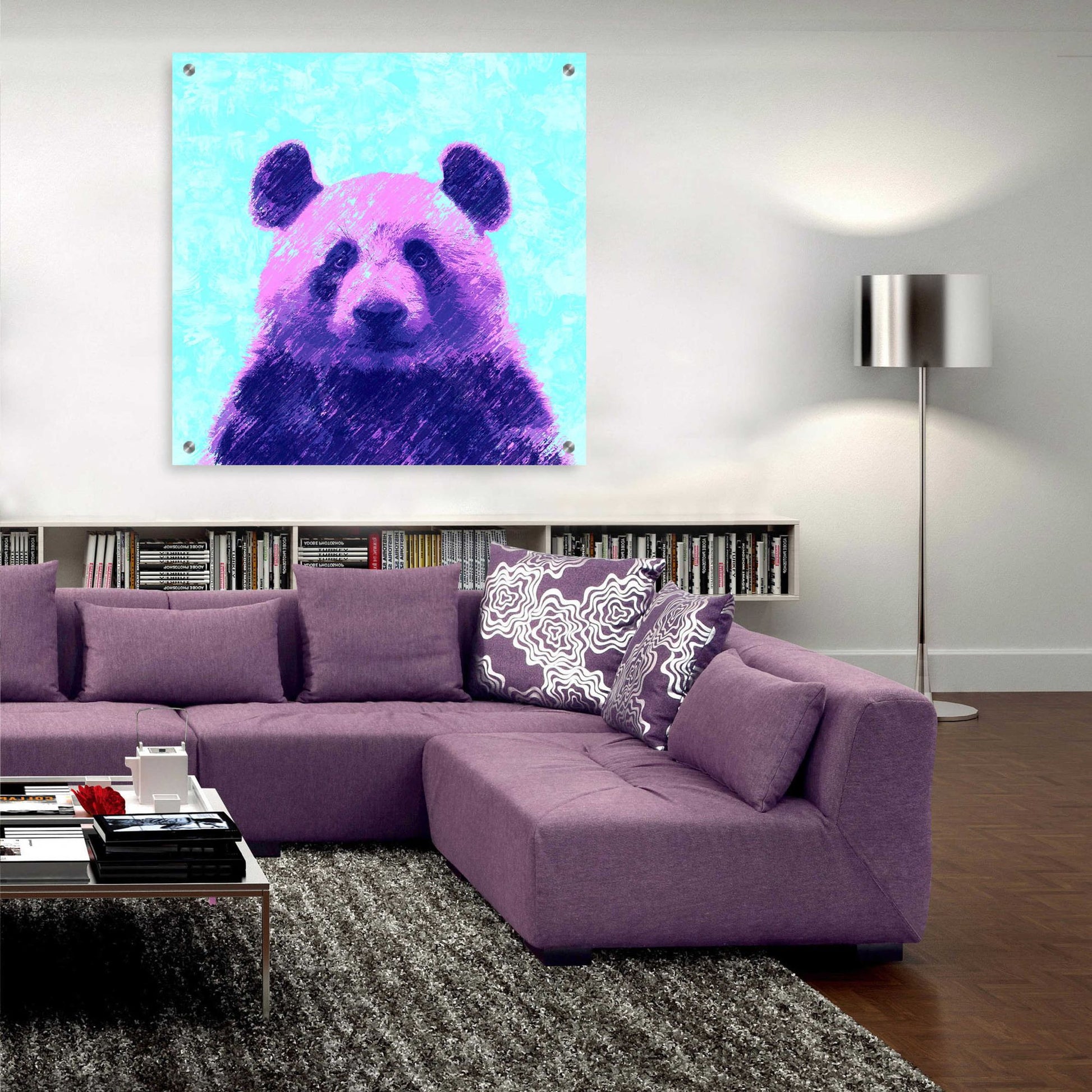 Epic Art 'Fluffy', Acrylic Glass Wall Art,36x36