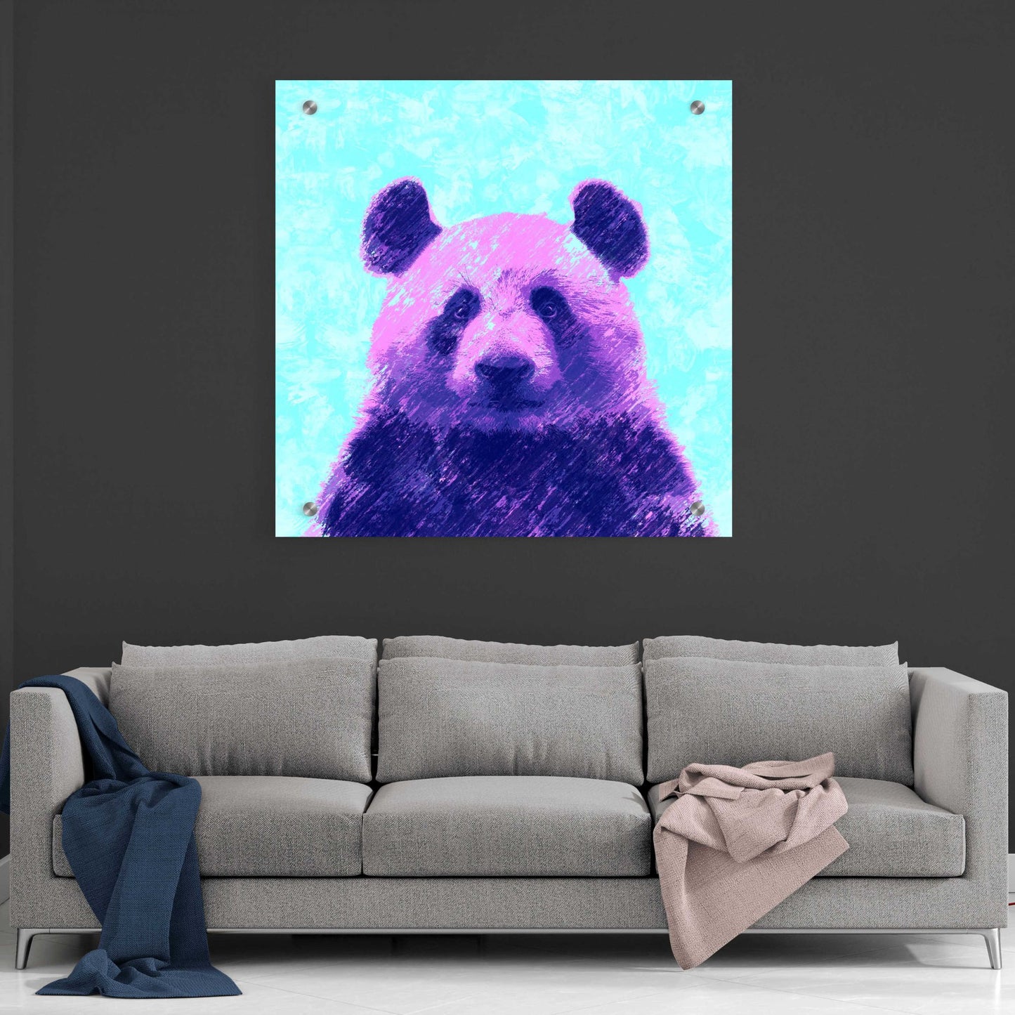 Epic Art 'Fluffy', Acrylic Glass Wall Art,36x36