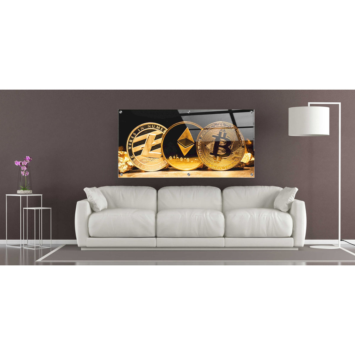 Epic Art 'The OG Crypto II', Acrylic Glass Wall Art,48x24