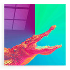 Epic Art 'Alligator Crush,' Acrylic Glass Wall Art