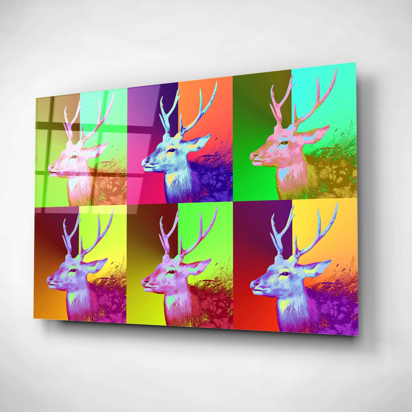 Epic Art 'WarDeerHol,' Acrylic Glass Wall Art,24x16