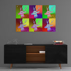Epic Art 'WarDeerHol,' Acrylic Glass Wall Art,36x24